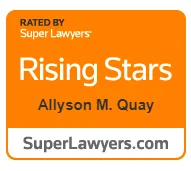 rated by super lawyers rising stars allyson m.quay superlawyers.com